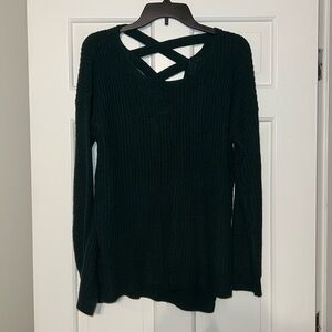 Dark green sweater